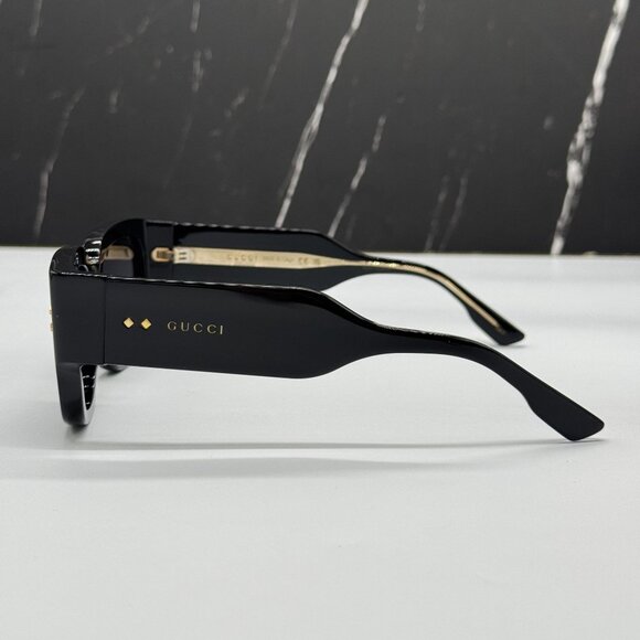 NEW GUCCI GG1261S 001 BLACK/GRAY UNISEX SUNGLASSES GUCCI main image 9